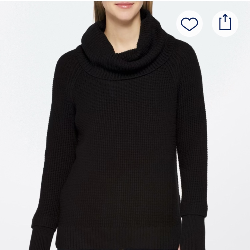 Cozy Black Knit Sweater